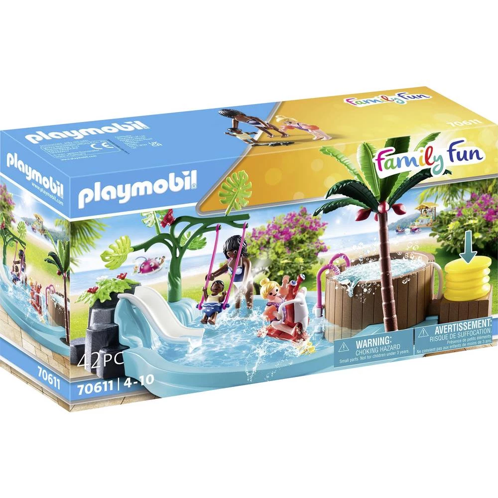 Playmobil® Family Fun Dječji bazen s hidromasažom 70611 slika