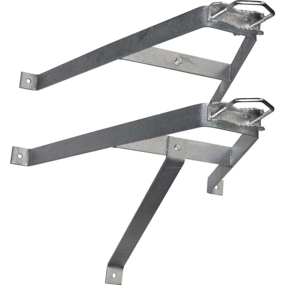 TV zidni nosač AllVision Masthalter 2fach für Masten bis 60mm Razmak od zida: 40 cm Srebrna slika