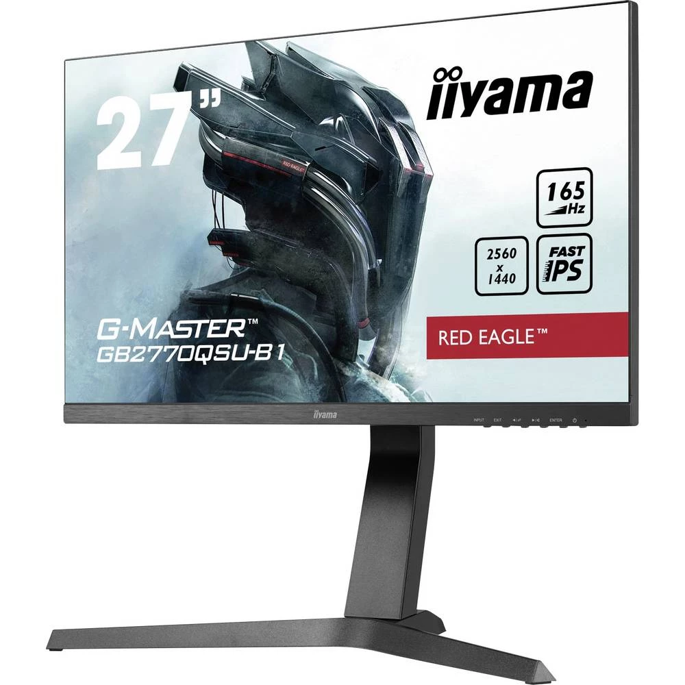 Iiyama G-MASTER Red Eagle GB2770QSU-B1 led zaslon 68.6 cm (27 palac) Energetska učinkovitost 2021 G (A - G) 2560 x 1440 slika