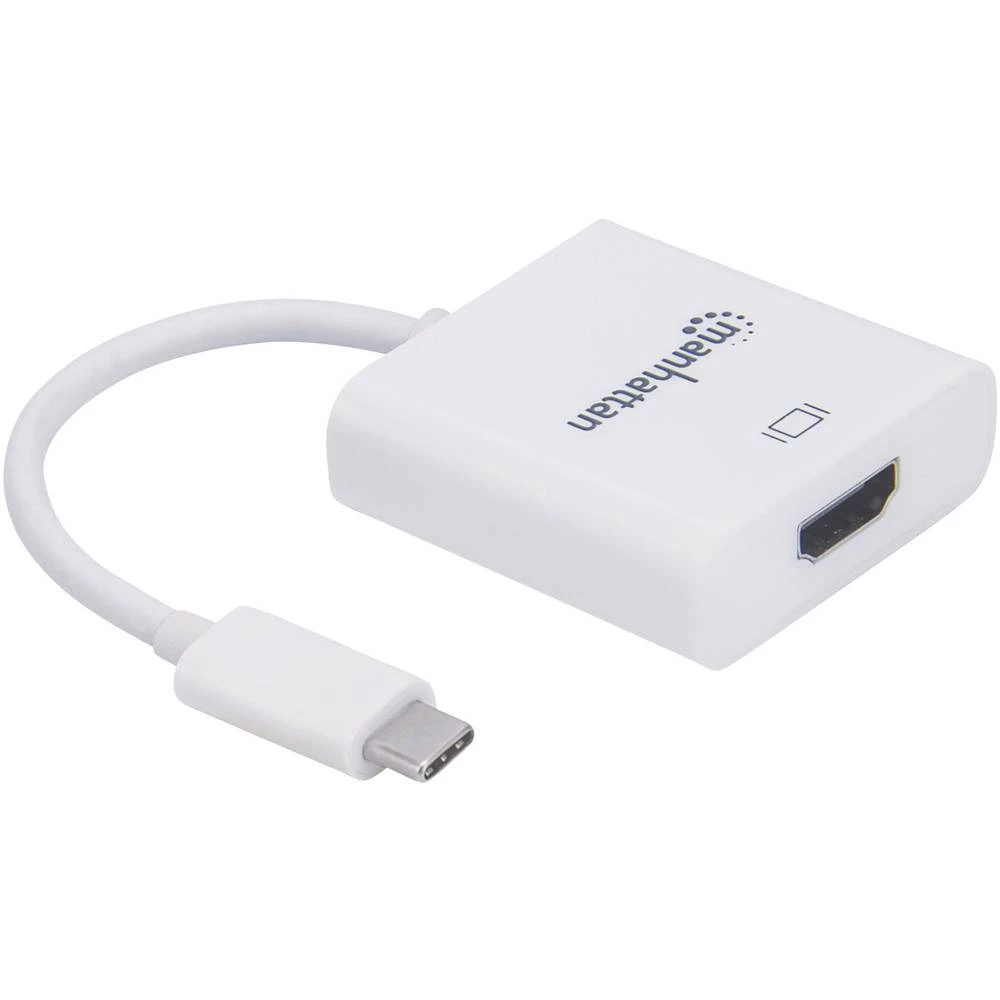 USB Adapter [1x Muški konektor USB-C&trade; - 1x Ženski konektor HDMI] Bijela Manhattan slika
