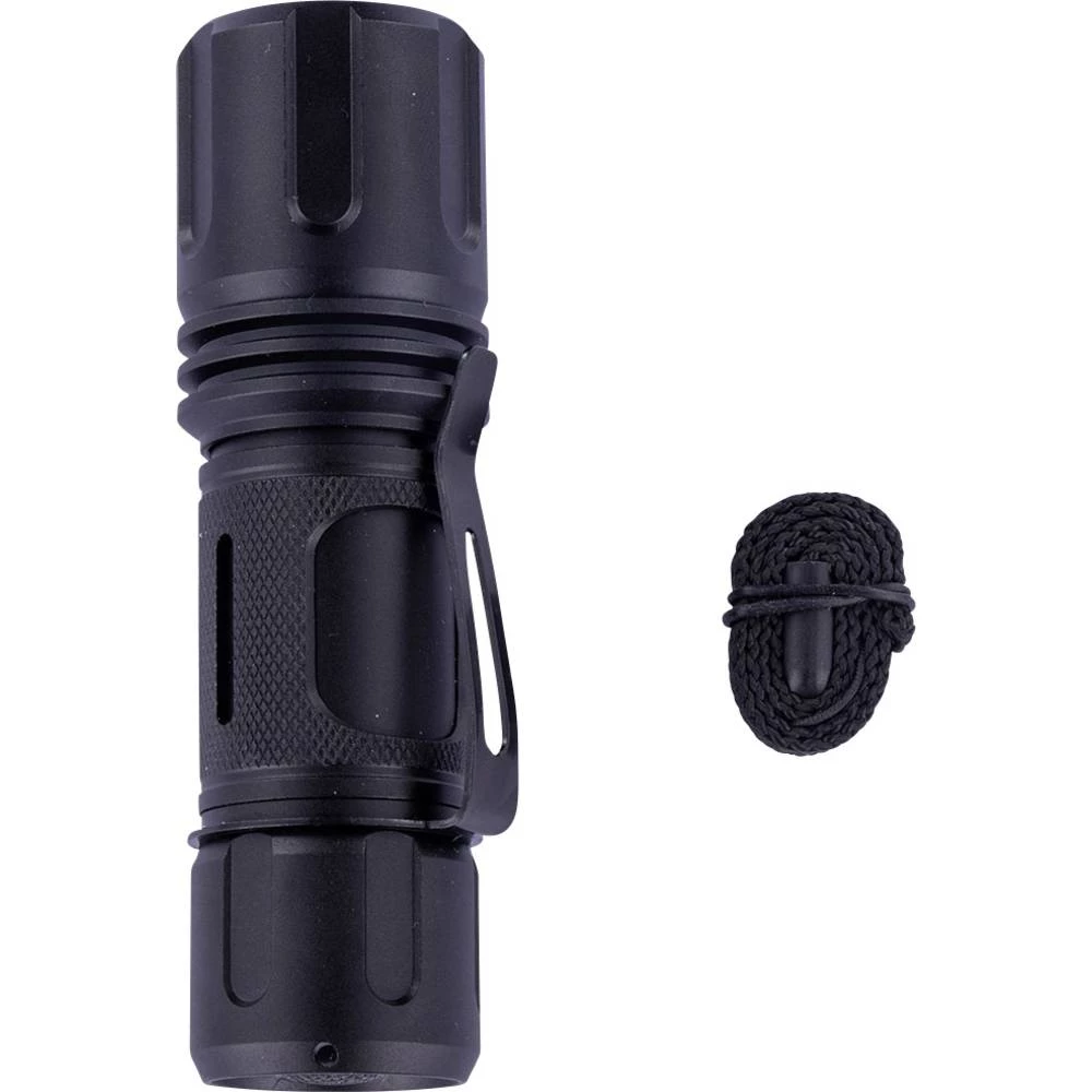 LED Džepna svjetiljka Shada Nightwatch 360 baterijski pogon 360 lm 120 g Crna slika