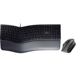 CHERRY KC 4500 + MW 4500 žičani tipkovnica, set miša njemačka, qwertz crna