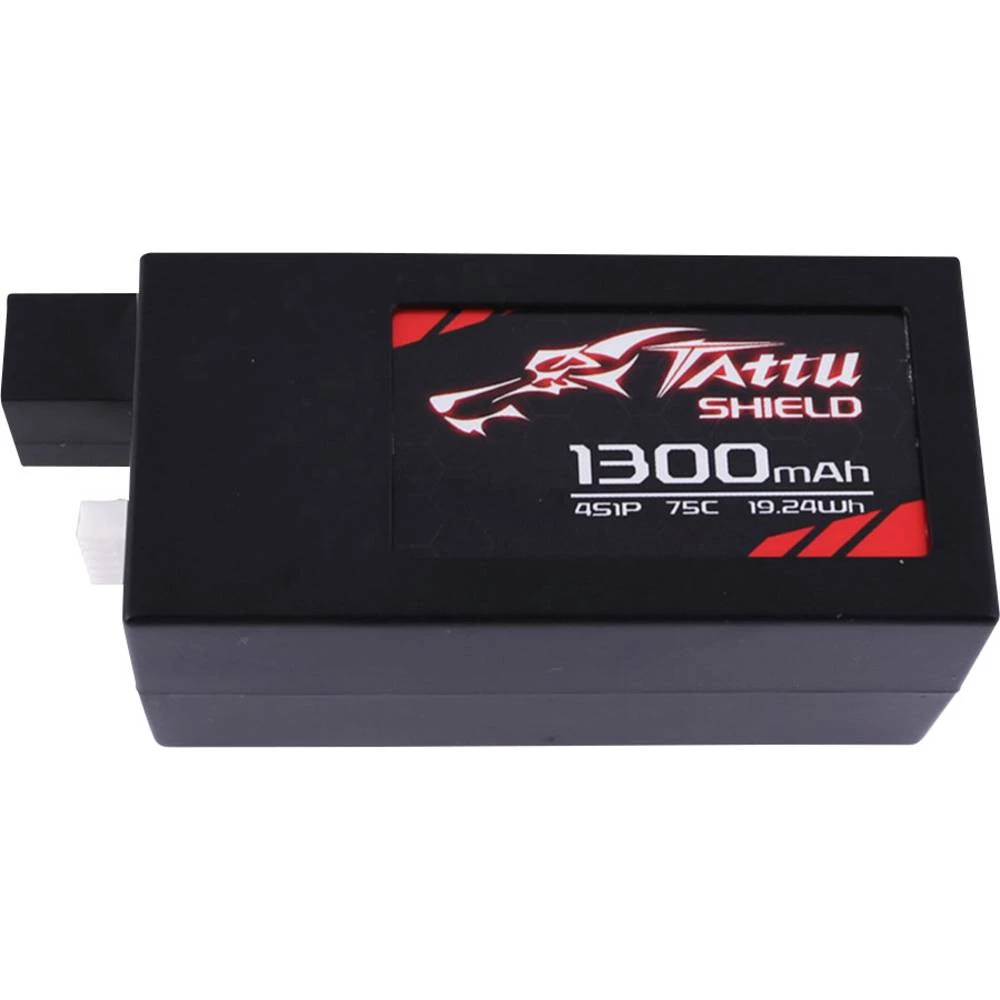 LiPo akumulatorski paket za modele 14.8 V 1300 mAh Broj ćelija: 4 75 C Tattu Kutija tvrda XT60 slika