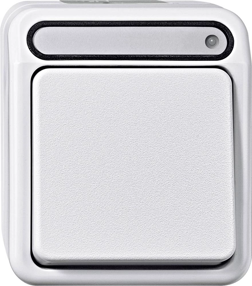 Schneider Electric 1 komad Potpuni Prekidač struje, Izmjenični prekidač , Kontrolni prekidač Polarno bijela 4074975 slika