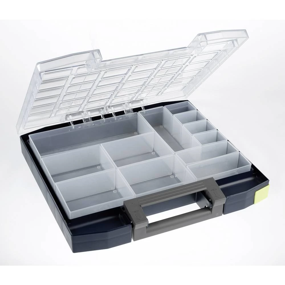 raaco Boxxser 55 6x6-12 Sortirni kovčeg (Š x V x d) 354 x 55 x 323 mm Broj odjeljaka: 12 slika