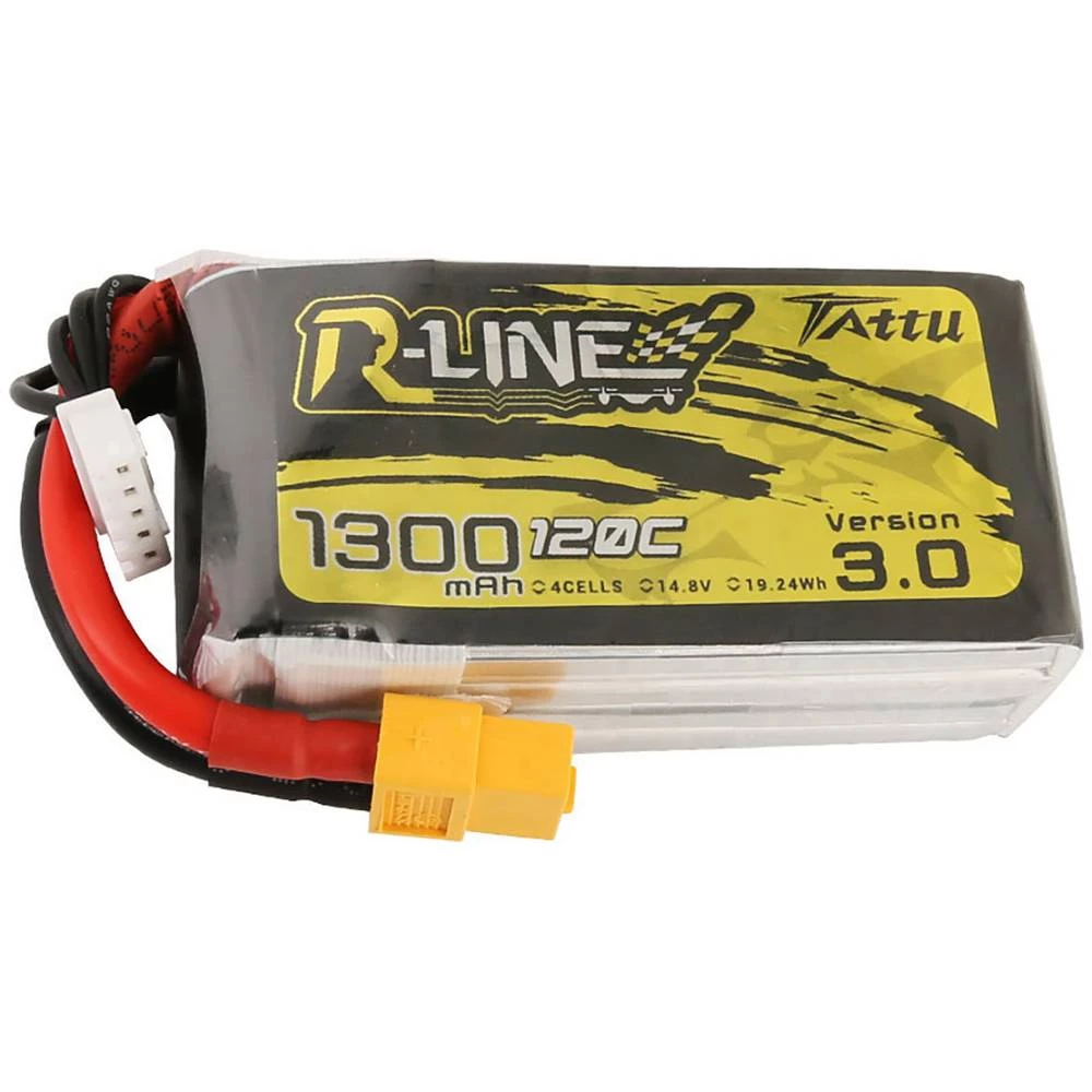 LiPo akumulatorski paket za modele 14.8 V 1300 mAh Broj ćelija: 4 120 C Tattu Softcase XT60 slika