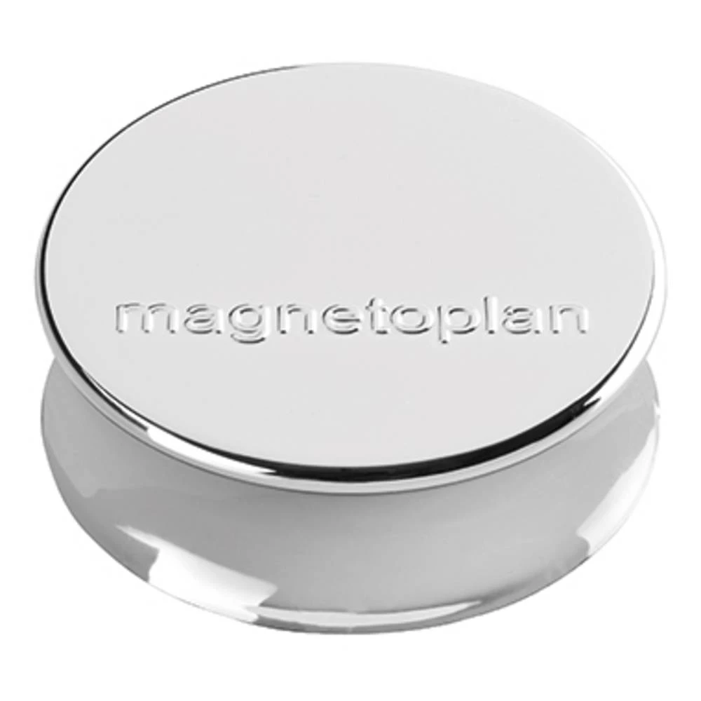 Magnetoplan Magnet Ergo Large (&Oslash; x V) 34 mm x 12.5 mm Okrugli Srebrna 10 ST 1665032 slika