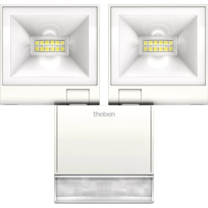 Theben theLeda S20 WH 1020923 LED vanjski Spotlight s detektor pokreta ATT.CALC.EEK: LED 20 W Bijela slika