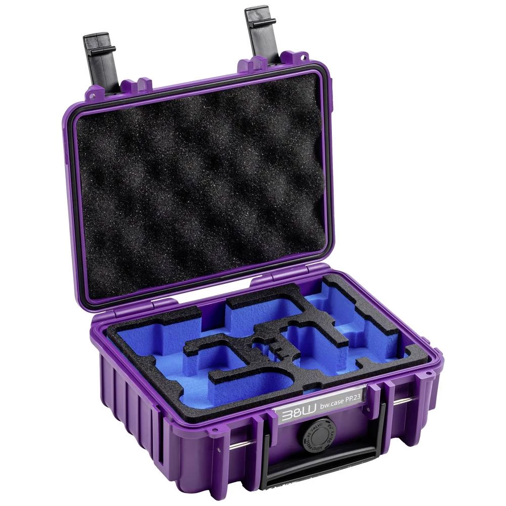 B & W International Outdoor kofer  Typ 500 2.3 l (Š x V x D) 230 x 180 x 90 mm ljubičasta PP.23.PU.Pocket3 slika