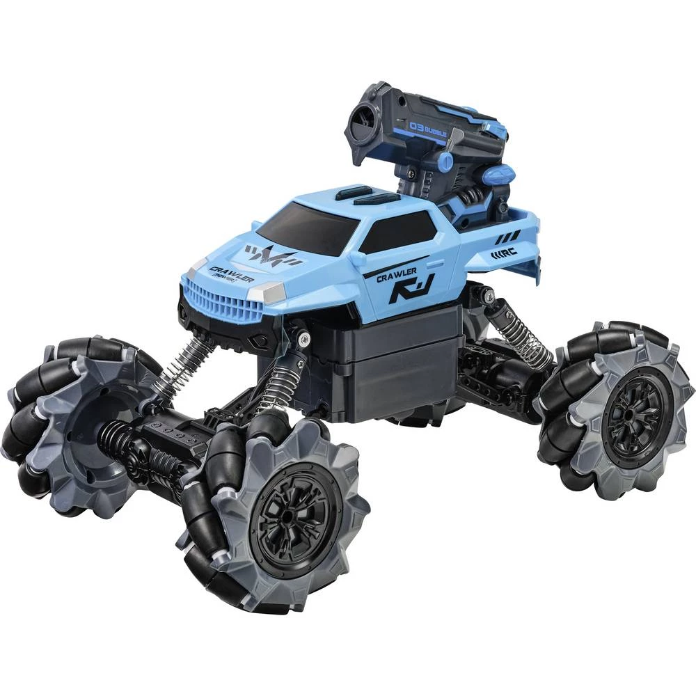 2-in-1 Crawler mit Wasserstrahl und Seifenblasen  RC model automobila za početnike električni  crawler pogon na sva četiri kotača (4wd) uklj. baterija i kabel za punjenje slika
