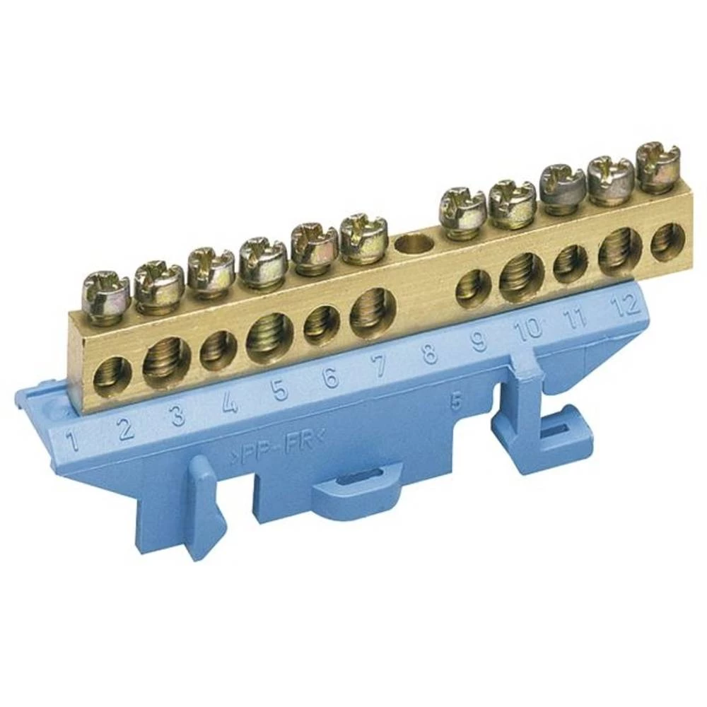 Mesingani terminal NZ metarska ploča N 11 terminalnih točaka Hager KM11N stezaljka 1 St. slika