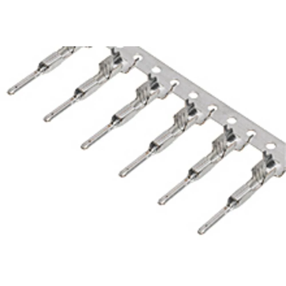 Molex 194170011 4000 pcs MX150L Male Terminal for 14-16 AWG Wire, Metal Strip Carrier, Length 25.40mm slika