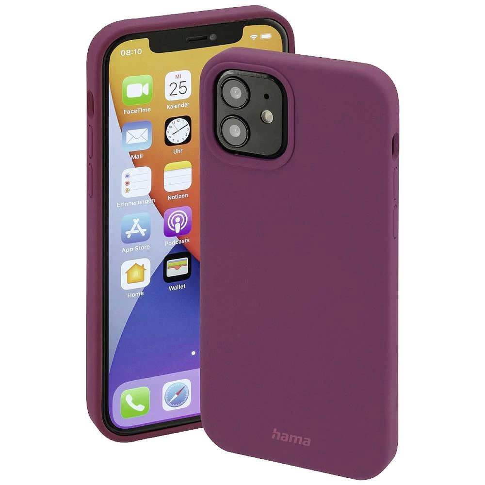 Hama  MagCase Finest Feel PRO  etui  Apple  iPhone 12, iPhone 12 Pro  bordo boja slika