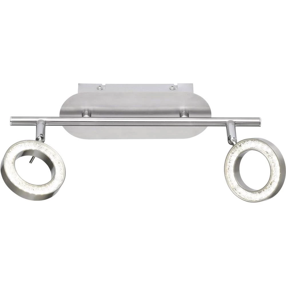 LED stropni reflektor 10 W Toplo-bijela WOFI Naomi 7008.02.54.6000 Nikal (mat), Krom boja slika