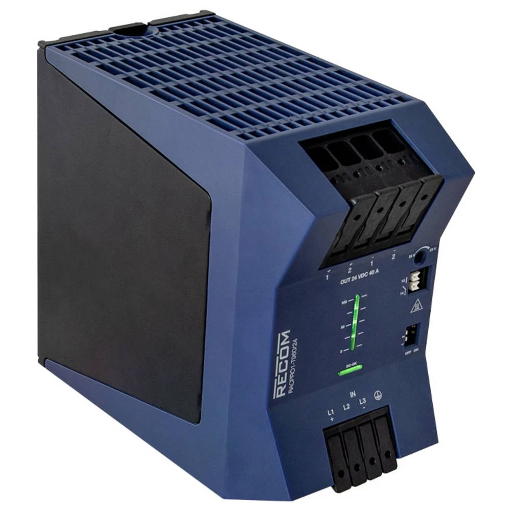 RECOM RACPRO1-T960/48 DIN-napajanje (DIN-letva) 48 V 20 A 960 W Content 1 kom. slika