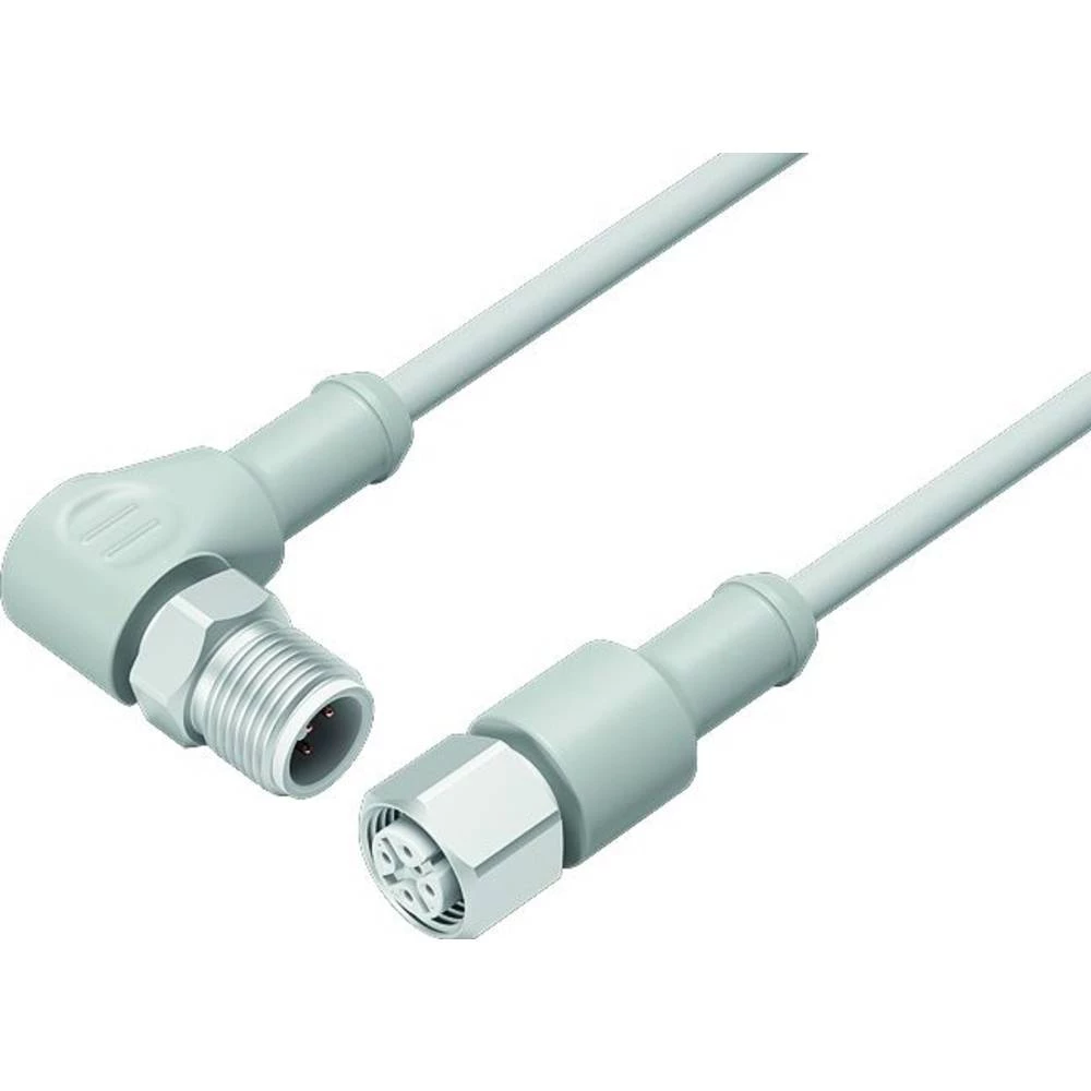 binder 77 3730 3727 20405-0500-20 utični konektor za senzor/aktivator, konfekcionirani ravni muški konektor, žženski kon slika