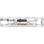 WAGO 2773-2401  prolazna stezaljka fleksibilno: -  kruti: 0.75-4 mm² Broj polova (broj): 1 1 St. prozirna