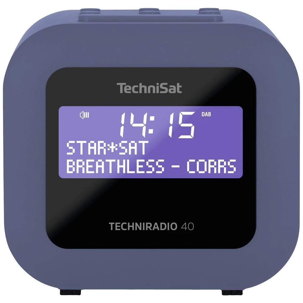 TechniSat TECHNIRADIO 40, blau-grau džepni radio DAB+ (1012), UKW (1014) DAB+, UKW  funkcija alarma, uklj. kutija zvučnika plavo-siva boja slika