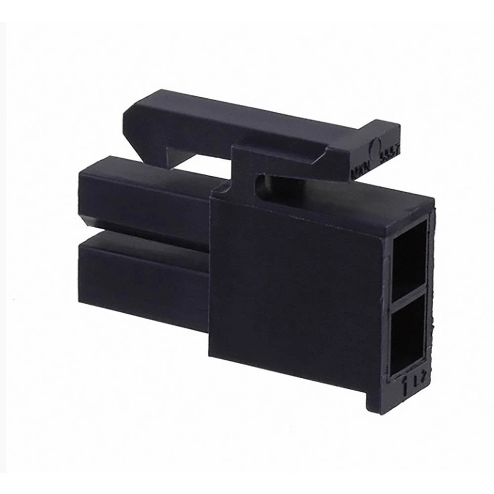 Molex 469920210 Mini-Fit Jr. Receptacle Housing, Dual Row, Nylon 6/6, UL 94V-2, 2 Circuits, Glow-Wire Capable, Black slika