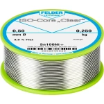 Felder Löttechnik ISO-Core "Clear" Sn100Ni+ Lemna žica Svitak Sn99.25Cu0.7Ni0.05 0.250 kg 0.5 mm