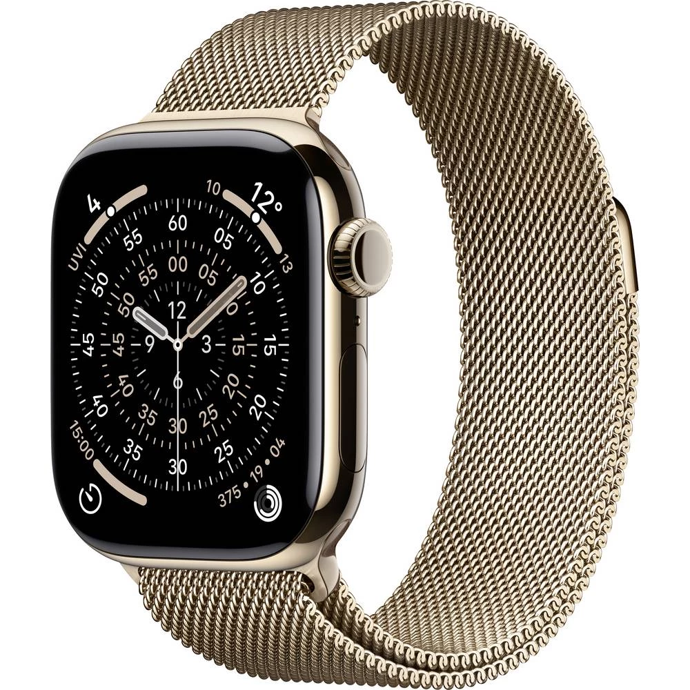 Apple Watch Series 11 GPS + Cellular 42 mm kućište od titana Milanese Loop zlatna m/l slika