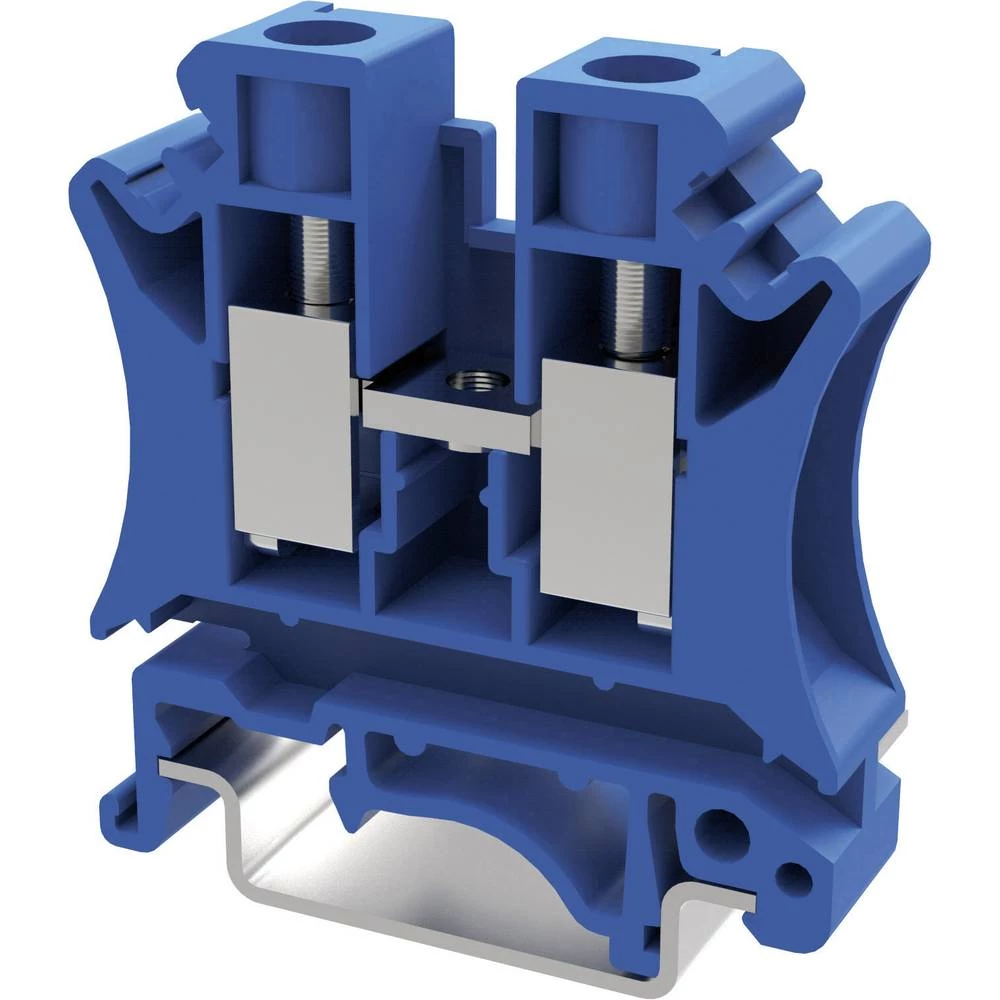 Prolazna stezaljka 10.2 mm Vijak Plava boja Degson PC10-01P-12-00AH 50 ST slika