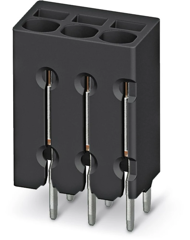 Opružna blok stezaljka 0.50 mm broj polova: 6 PTSM 0,5/ 6-2,5-V THR R44 Phoenix Contact crne boje 310 kom. slika