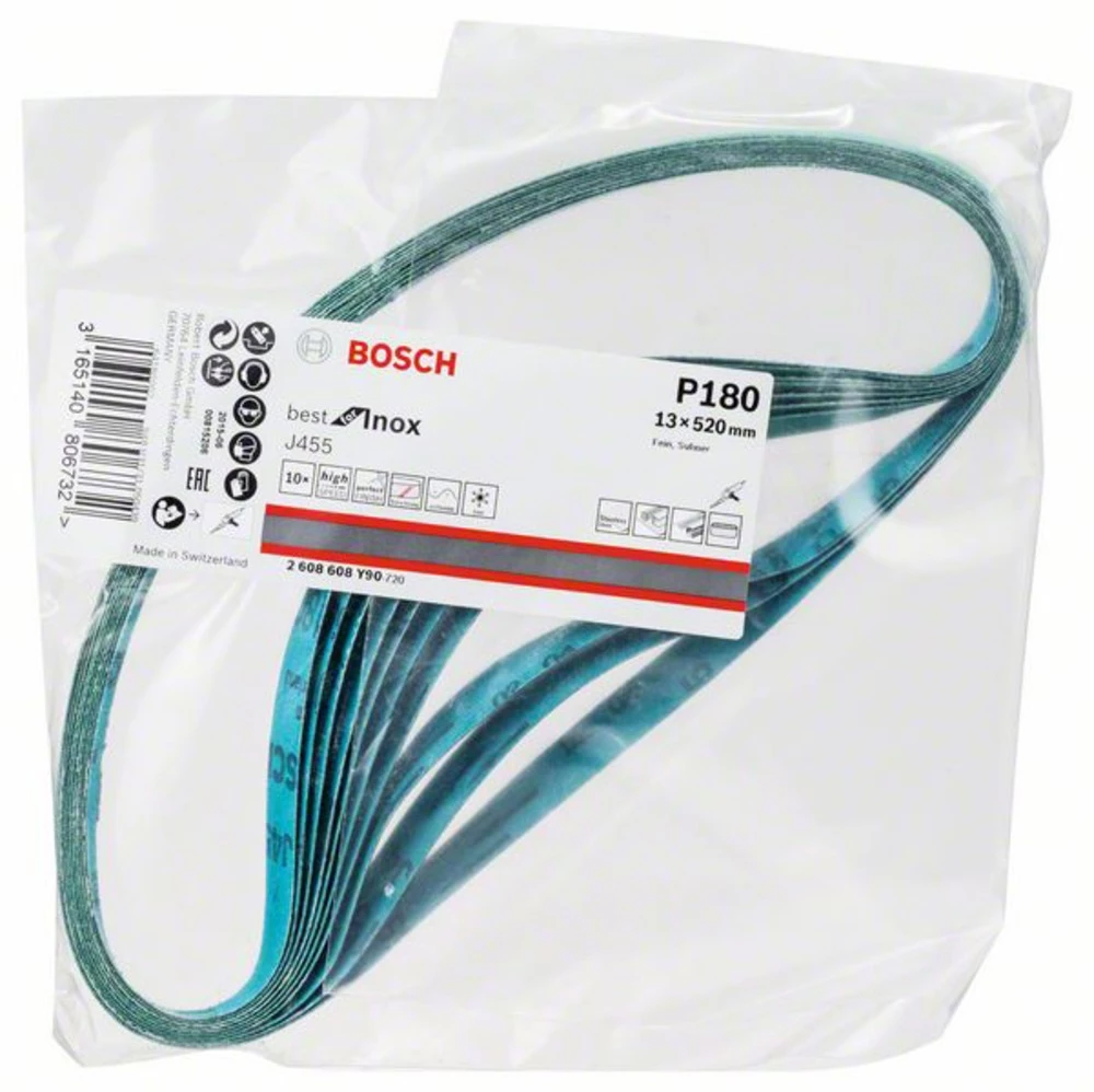 Bosch Accessories Best for Inox 2608608Y90 Brusna traka Granulacija 180 (D x Š) 520 mm x 13 mm 10 ST slika