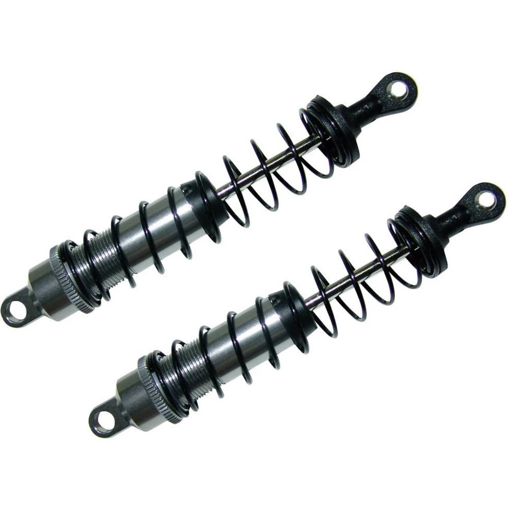 Reely 1:10 aluminijski uljni amortizeri titan sa oprugom crna 100.7 mm 2 St. slika