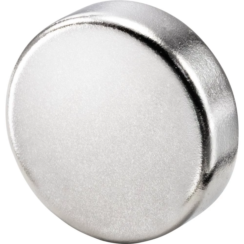 Basetech magnet (Ø x V) 10 mm x 3 mm krug srebrna 10 St. BT-2266565 slika