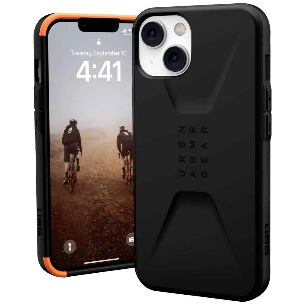 Urban Armor Gear Civilian Pogodno za model mobilnog telefona: iPhone 14, iPhone 13, crna Urban Armor Gear Civilian case Apple iPhone 14, iPhone 13 crna slika