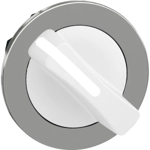 Schneider Electric ZB4FD201 prednji element za biračku sklopku plosnat (Ø) 30.5 mm  krom boja, bijela 1 St. slika