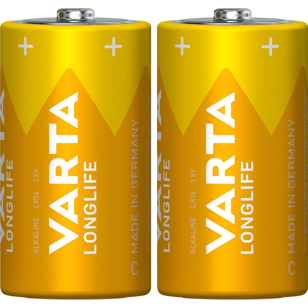 Varta Longlife LR20 mono (l) baterija alkalno-manganov 15800 mAh 1.5 V 2 St. slika