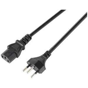 Sygonix SY-5243896 rashladni uređaji priključni kabel  crna 5.00 m slika