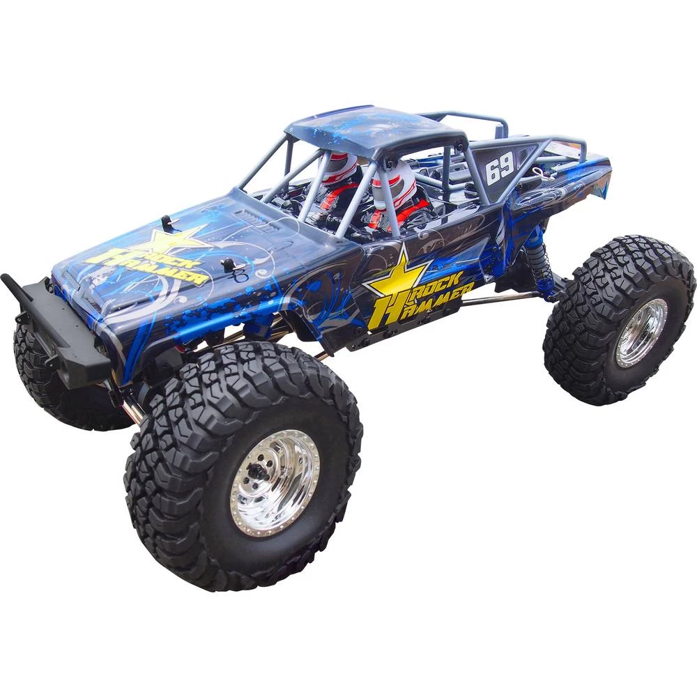 Amewi AMXRock Rock Hammer S četkama 1:8 RC model automobila Električni Crawler 4WD RtR 2,4 GHz Uklj. baterija i punjač slika