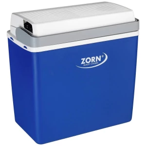 Kutija za hlađenje Z24 12 V s izolacijom od pune pjene od EPS-a osigurava dugotrajan učinak hlađenja ZORN Z24 12V rashladna kutija  termo elektrićan 12 V plavo-bijela boja 20 l slika