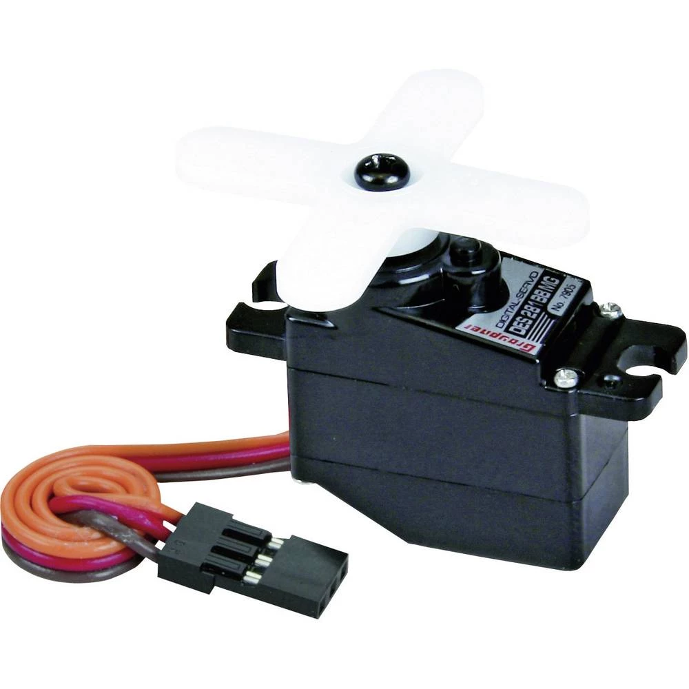 Graupner Micro servo DES 281 BB, MG Digitalni servo Materijal prigona: Metal Sustav utičnica: JR slika