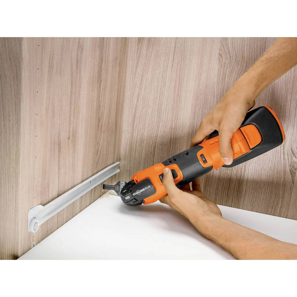 Fein MULTIMASTER AMM 500 Plus top 7 129 33 61 00 0 baterijska višenamjenski alat 35-dijelni 18 V 3 Ah slika