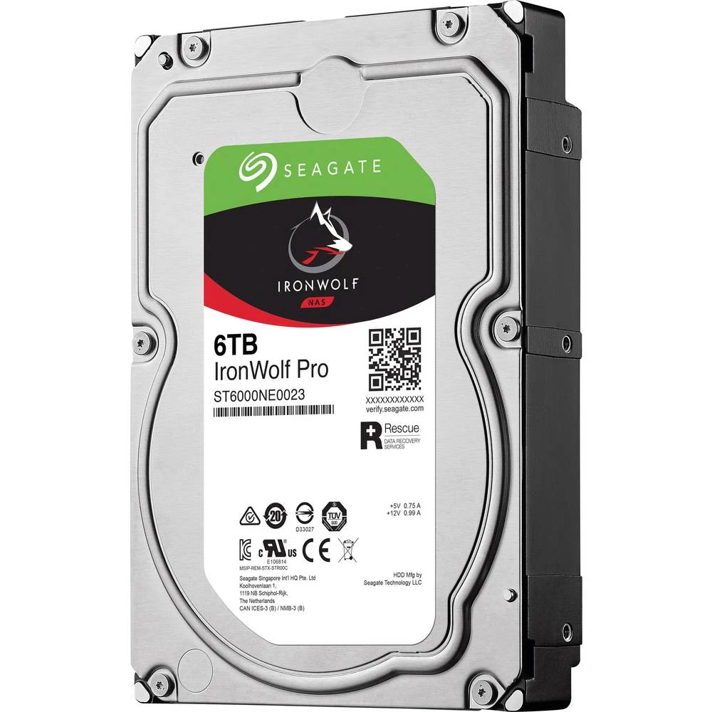 Unutarnji tvrdi disk 8.9 cm (3.5 ") 6 TB Seagate IronWolf Pro Bulk ST6000NE0023 SATA III slika