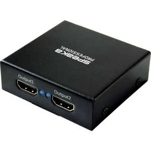 SpeaKa Professional SP-HDS-220 1+2 ulaza HDMI razdjelnik podržava Ultra HD 3840 x 2160 piksel crna boja slika