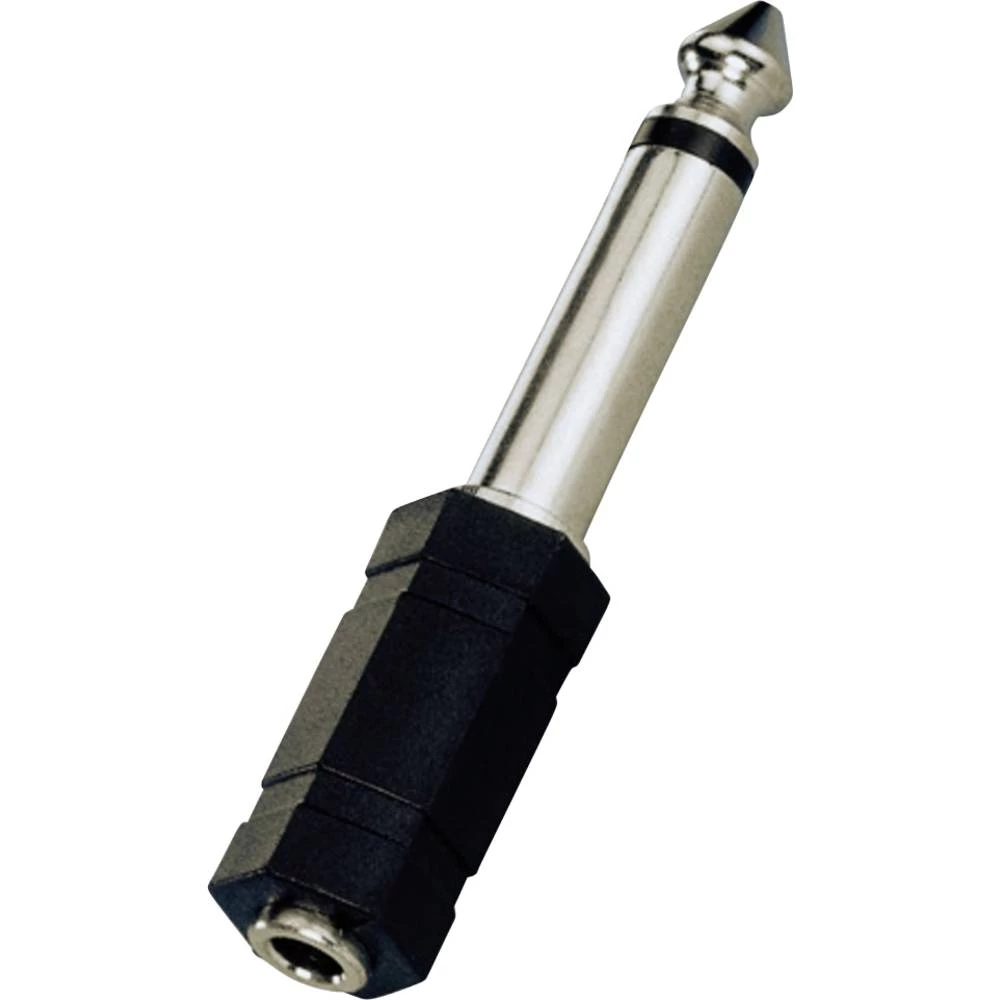 Monacor NTA-177 audio adapter [1x 6,3 mm banana utikač - 1x priključna doza za 3,5 mm banana utikač] slika