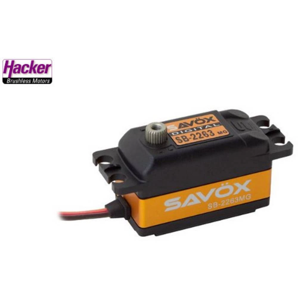 Savöx Standardni servo SB-2263MG Digitalni servo Materijal prigona: Metal Sustav utičnica: JR slika