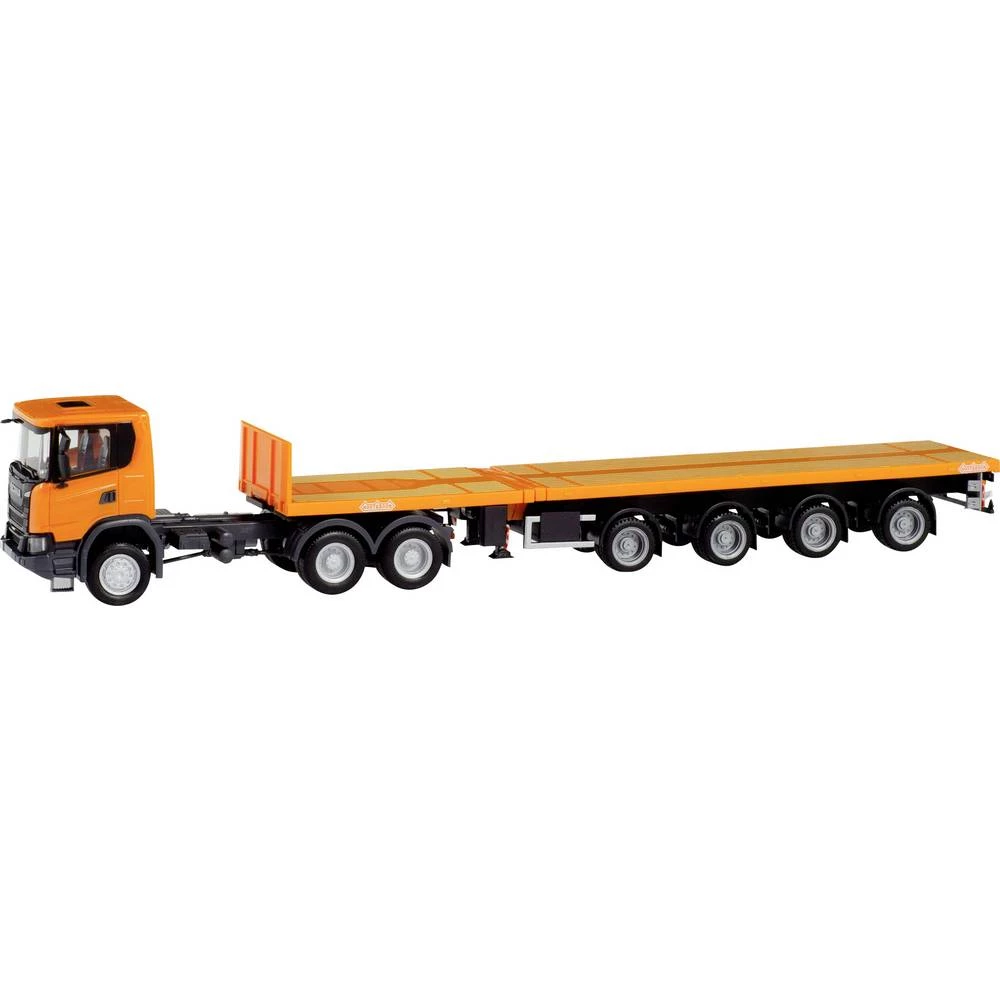 Herpa 311403 h0 Scania Poluprikolica CG Teletrailer slika