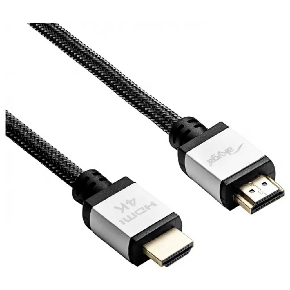 Akyga priključni kabel 10.0 m crna AK-HD-100P HDMI kabel slika