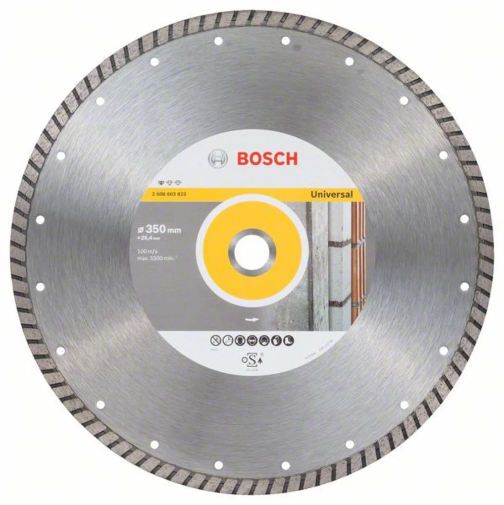 Dijamantna rezna ploča Standard za Universal Turbo, 350 x 25,40 x 3 x 10 mm Bosch Accessories 2608603823 promjer 350 mm 1 ST slika