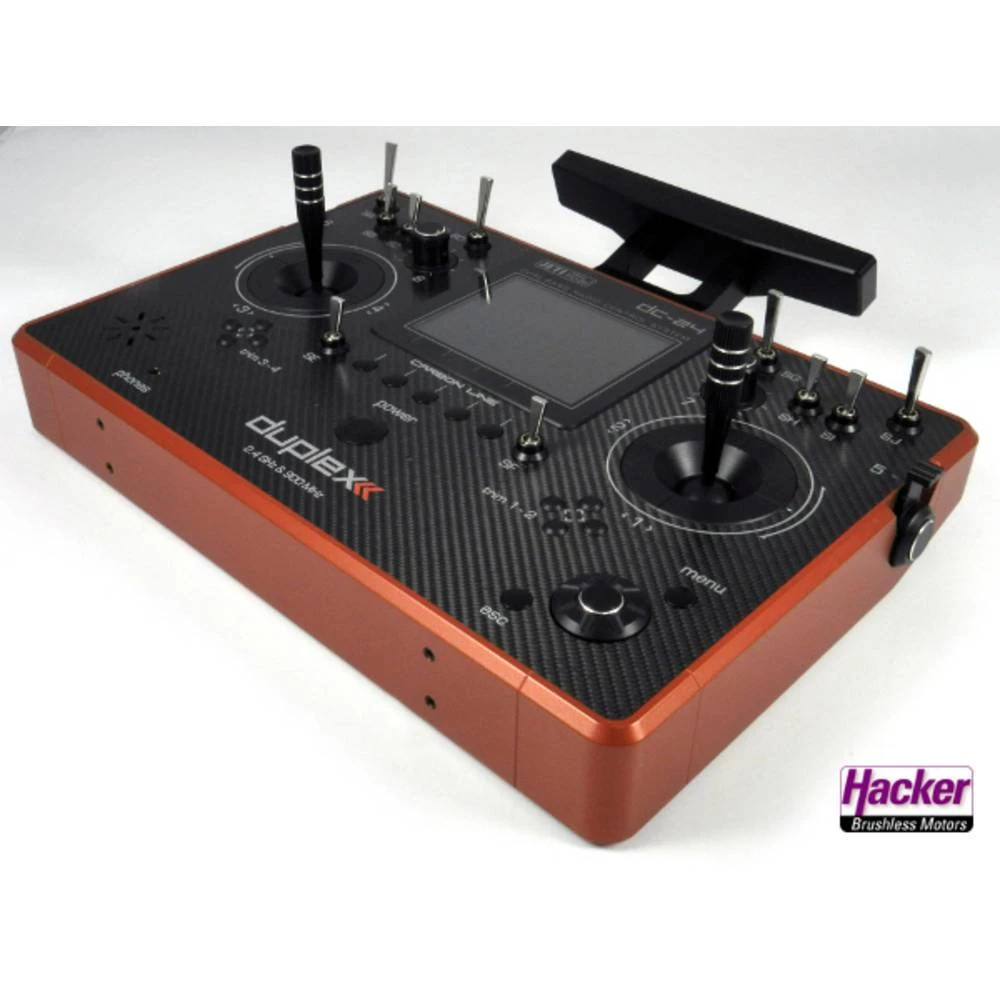 Jeti DC-24 Carbon Line, Mulitmode Panel daljinski upravljač 2,4 GHz Broj kanala: 24 Uklj. prijemnik slika