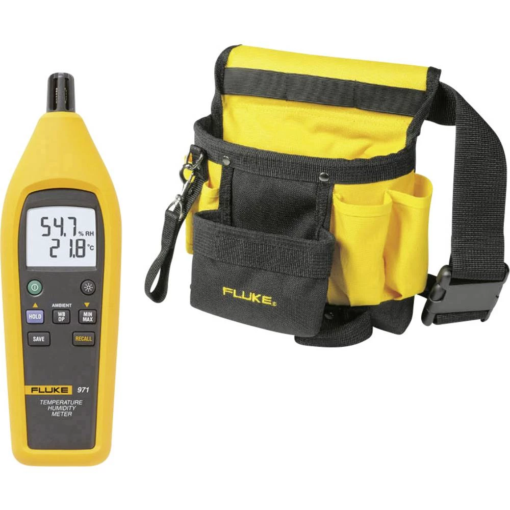 Fluke 971-TBELT Mjerač vlage (higrometar) 10 % r. 90 % r. Funkcija za pohranu podataka , Prikaz rosišta/opozorenje od plijesni K slika