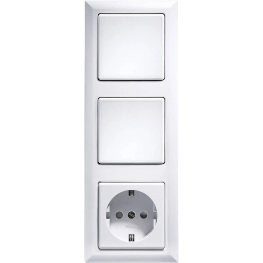 Eltako 3-struki Okvir Čista bijela 30000322 slika