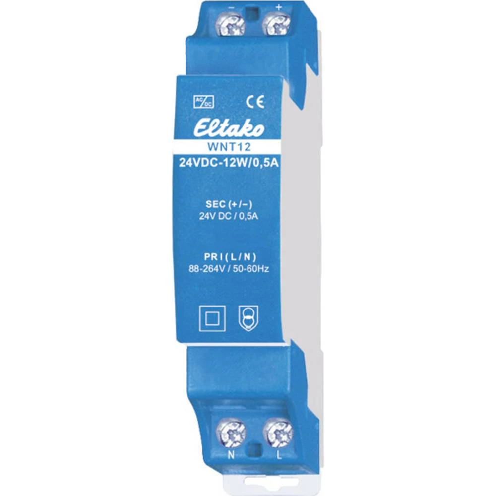Eltako WNT12-24VDC-12W/0,5A DIN-napajanje (DIN-letva) 0.5 A 12 W 1 x slika
