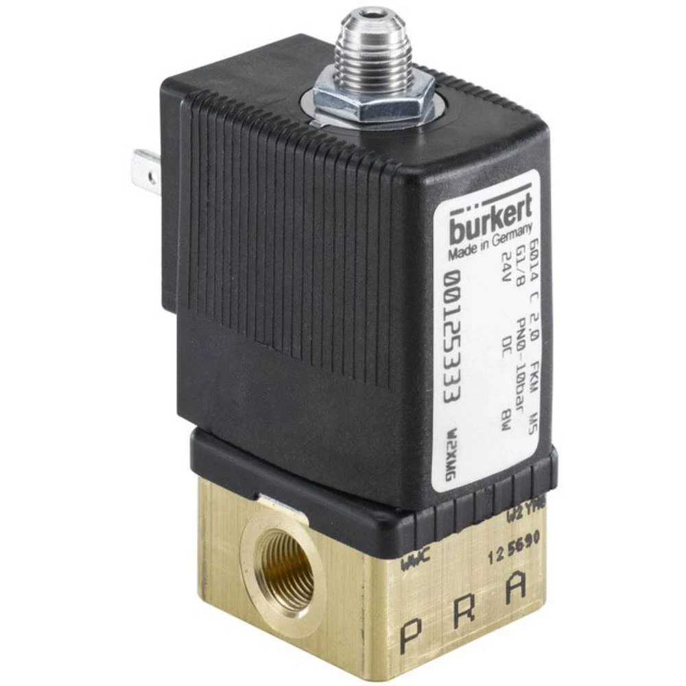 Bürkert elektromagnetski ventil 209279 6014 12 V prirubnica, g 1/8 Nazivna širina 2 mm izravno djelovanje 1 St. slika